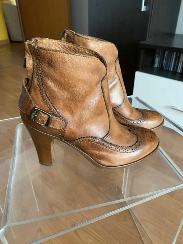 Ghete Belstaff EU 36 | Caramel, Piele naturală - Image 5