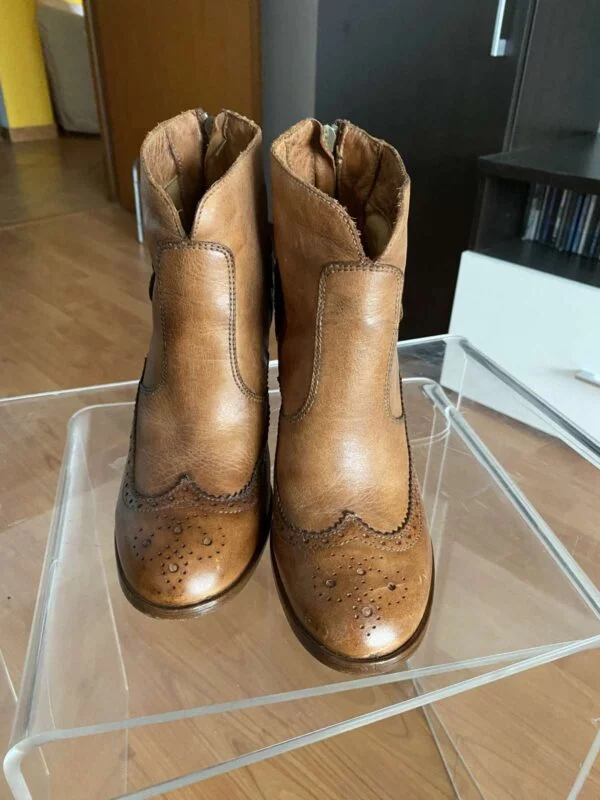 Ghete Belstaff EU 36 | Caramel, Piele naturală - Image 6