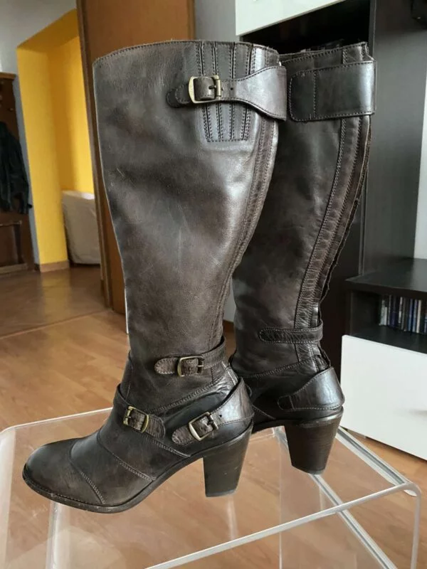 Cizme Belstaff EU 38 | Maro, Piele naturală - Image 5