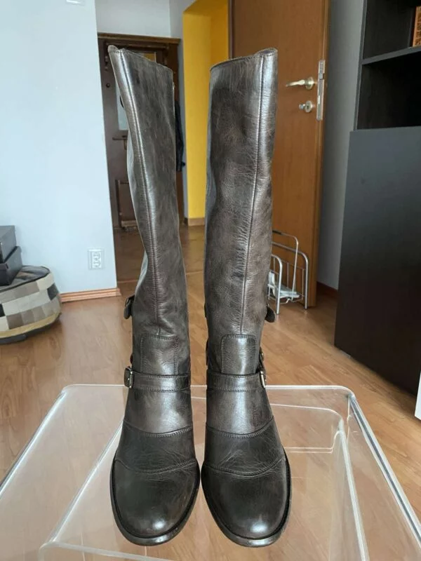 Cizme Belstaff EU 38 | Maro, Piele naturală - Image 6