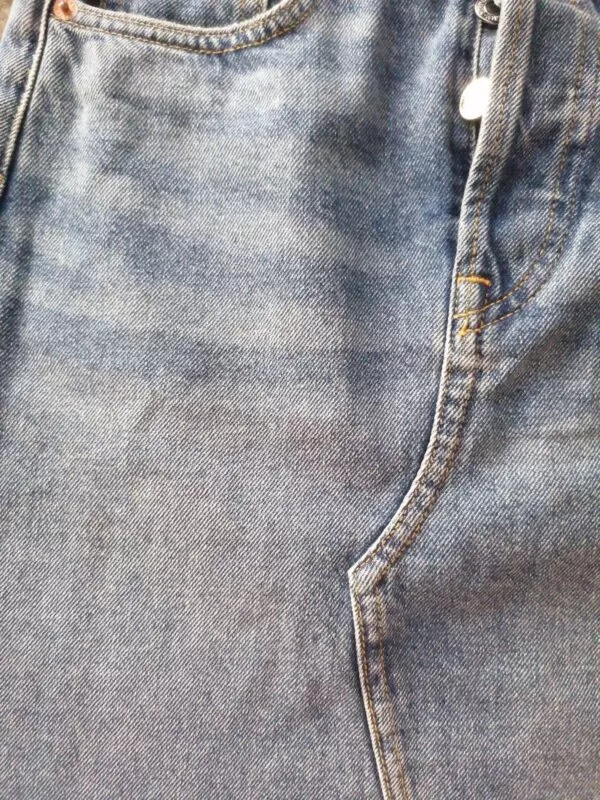 Fustă H&M S | Albastru, Mini, Denim - Image 3