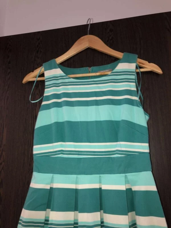 Rochie casual Orsay S | Turcoaz, Midi, Bumbac - Image 3