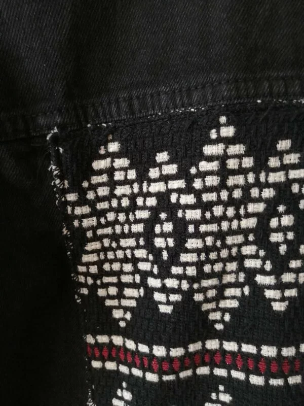 Geacă din denim Stradivarius S | Negru, Fără glugă, Denim - Image 5