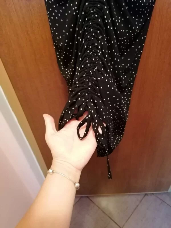 Rochie de seară Zara M | Negru, Midi, Vâscoză - Image 3