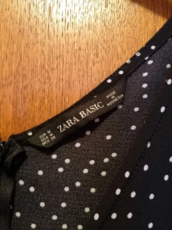 Rochie de seară Zara M | Negru, Midi, Vâscoză - Image 4