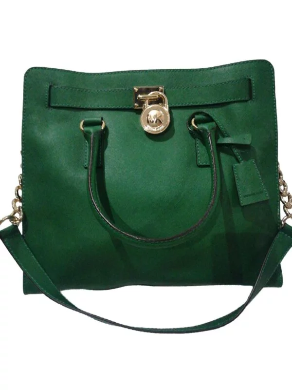 Geantă de mână Michael Kors | Verde, Piele naturală