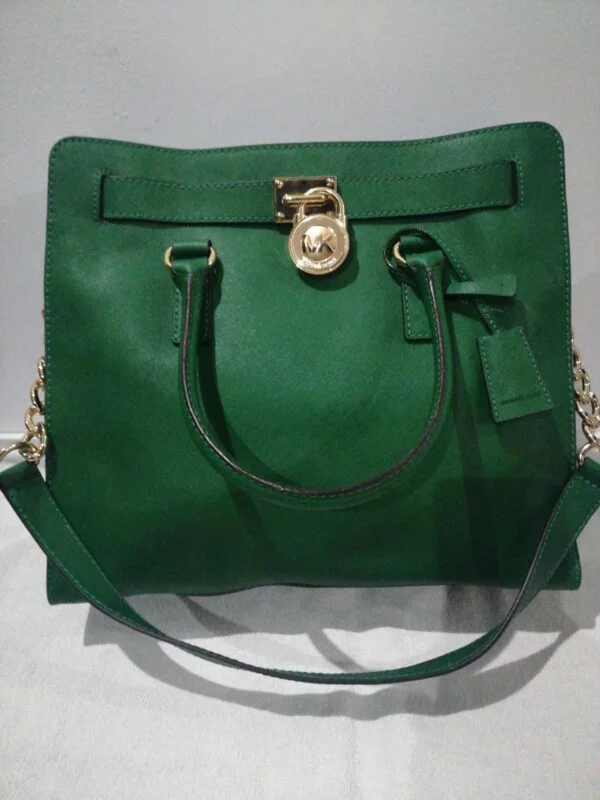 Geantă de mână Michael Kors | Verde, Piele naturală - Image 6