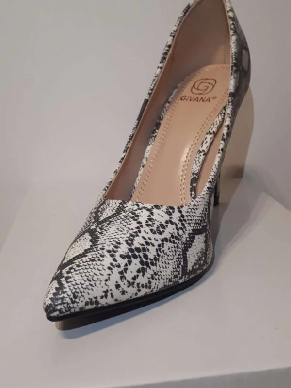 Pantofi cu toc înalt GIVANA EU 39 | Multicolor, Piele ecologică - Image 3