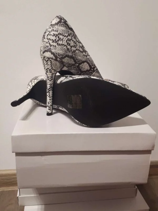 Pantofi cu toc înalt GIVANA EU 39 | Multicolor, Piele ecologică - Image 4