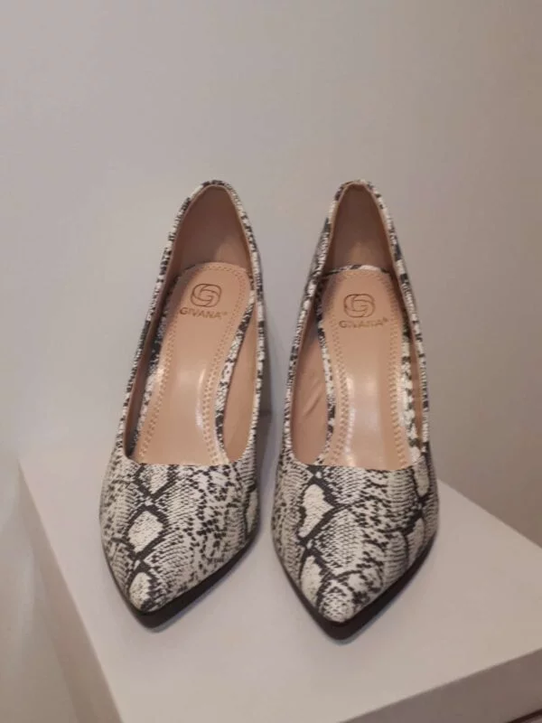 Pantofi cu toc înalt GIVANA EU 39 | Multicolor, Piele ecologică - Image 8