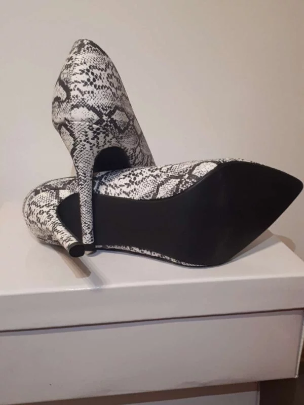 Pantofi cu toc înalt GIVANA EU 37 | Multicolor, Piele ecologică - Image 4