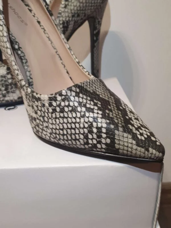 Pantofi cu toc înalt IDEAL SHOES EU 38 | Multicolor, Piele ecologică - Image 3