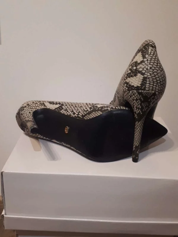 Pantofi cu toc înalt IDEAL SHOES EU 38 | Multicolor, Piele ecologică - Image 4