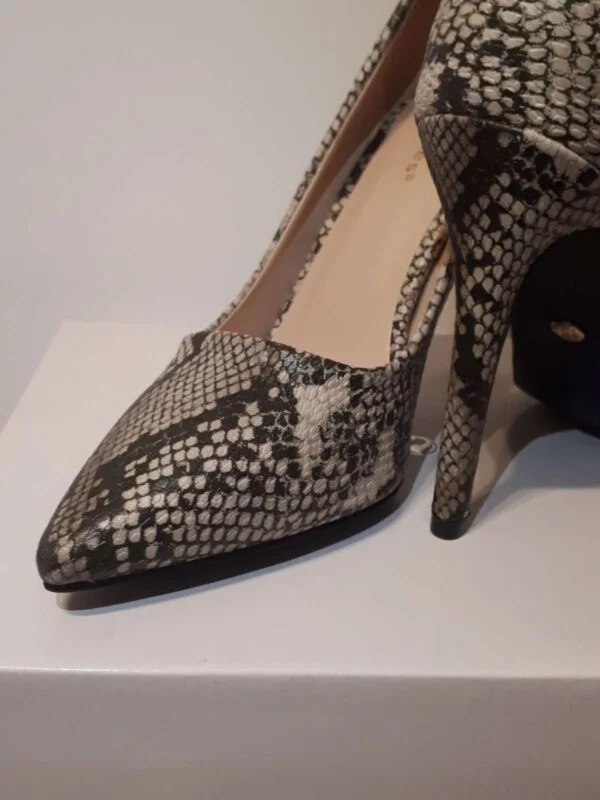 Pantofi cu toc înalt IDEAL SHOES EU 38 | Multicolor, Piele ecologică - Image 6