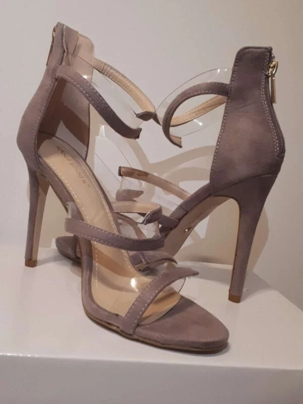 Sandale cu toc IDEAL SHOES EU 38 | Mov - Image 3