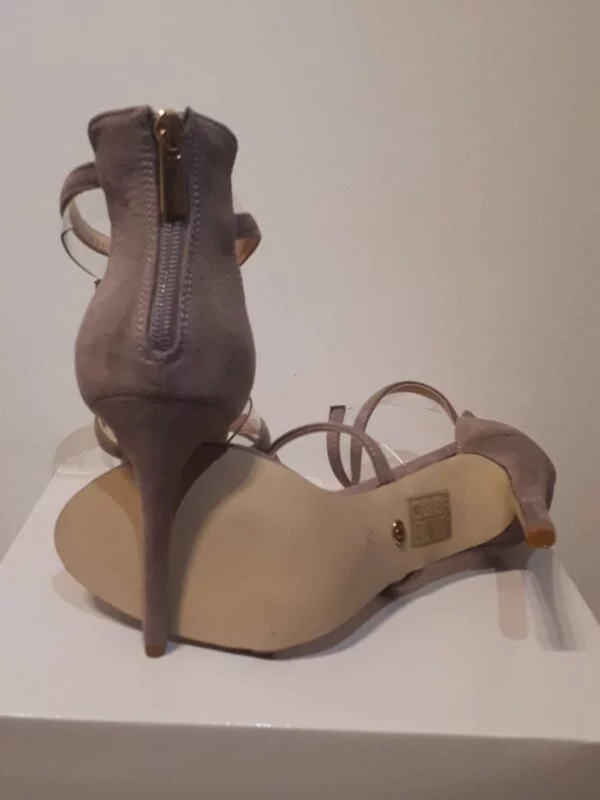 Sandale cu toc IDEAL SHOES EU 38 | Mov - Image 4