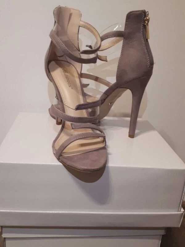 Sandale cu toc IDEAL SHOES EU 38 | Mov - Image 7
