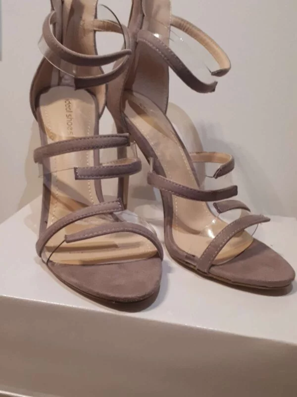 Sandale cu toc IDEAL SHOES EU 39 | Mov - Image 6