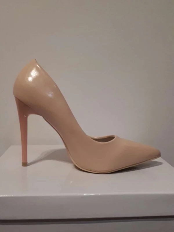 Pantofi cu toc înalt MULANKA EU 37 | Roz, Piele ecologică - Image 5
