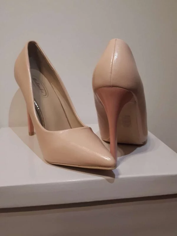 Pantofi cu toc înalt MULANKA EU 37 | Roz, Piele ecologică - Image 6