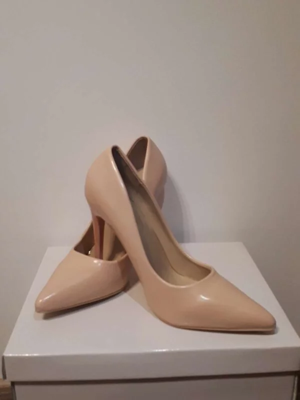 Pantofi cu toc înalt MULANKA EU 37 | Roz, Piele ecologică - Image 7