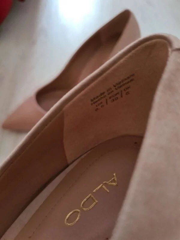 Pantofi cu toc înalt Aldo EU 39 | Bej, Piele naturală - Image 3