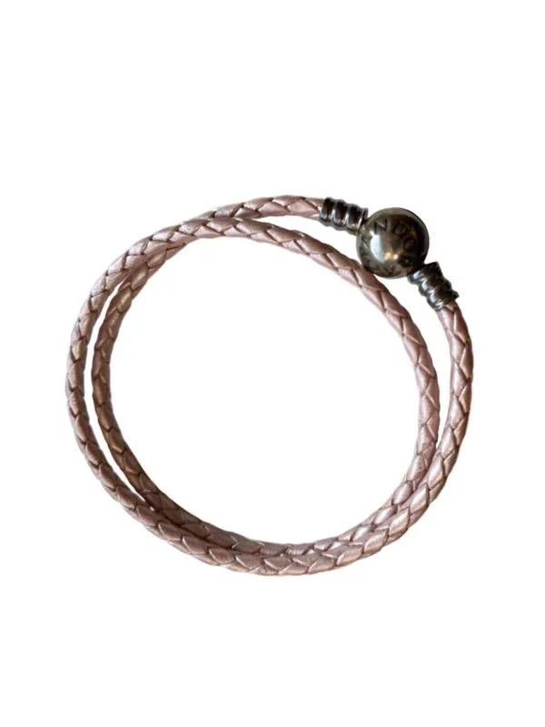 Brățară Pandora | Roz, Piele naturală