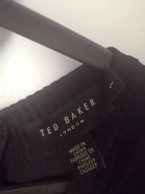 Rochie de seară Ted Baker S | Negru, Mini, Vâscoză - Image 4