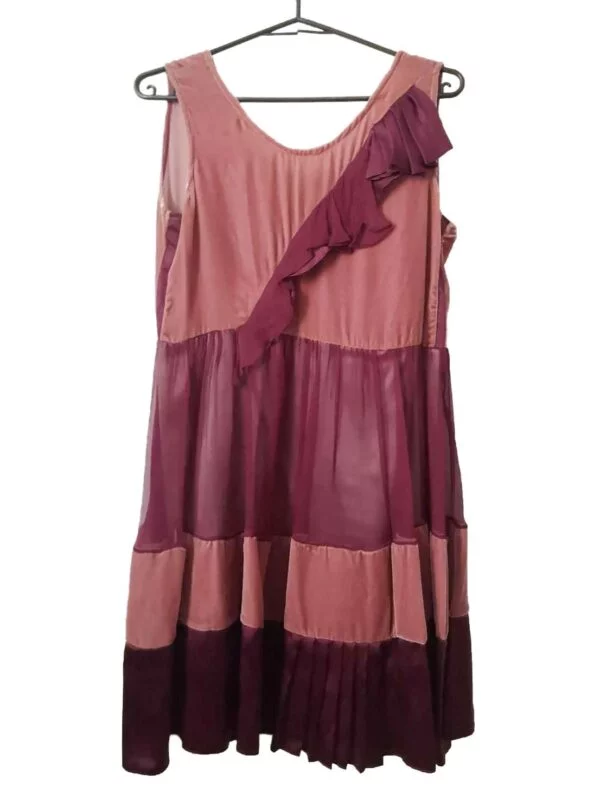 Rochie de seară ELENA PERSEIL S-M | Roz, Midi, Mătase