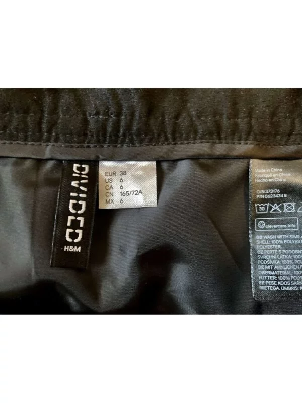 Fustă H&M EU 38 | Negru, Mini - Image 4