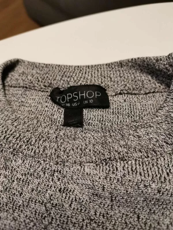 Pulover Topshop M | Gri, Normal, Regular fit, Vâscoză - Image 4
