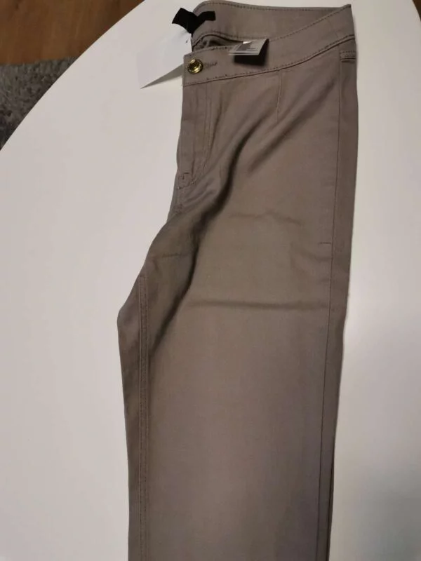 Pantaloni H&M XS | Gri, Lungi, Bumbac - Image 5