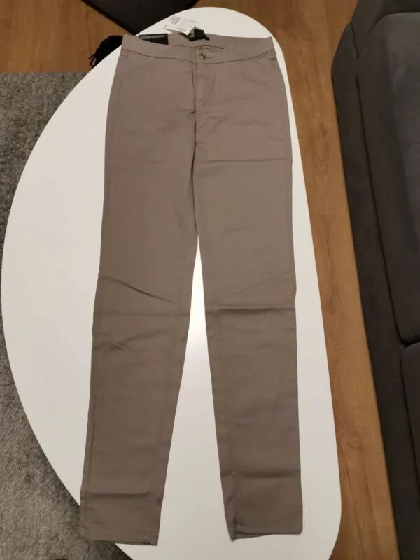 Pantaloni H&M XS | Gri, Lungi, Bumbac - Image 6