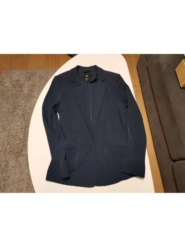 Sacou H&M EU 36 | Bleu, Normal, Poliester - Image 6