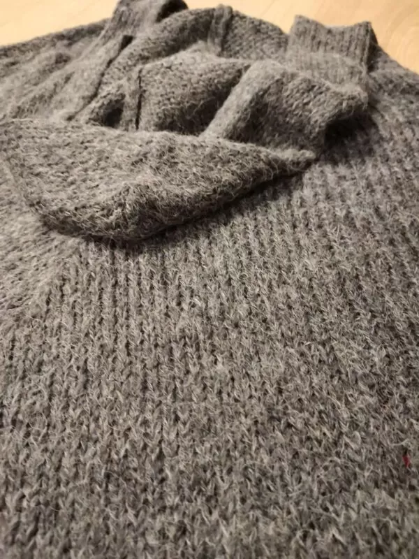 Poncho pelerină H&M M | Gri, Acrilic - Image 5