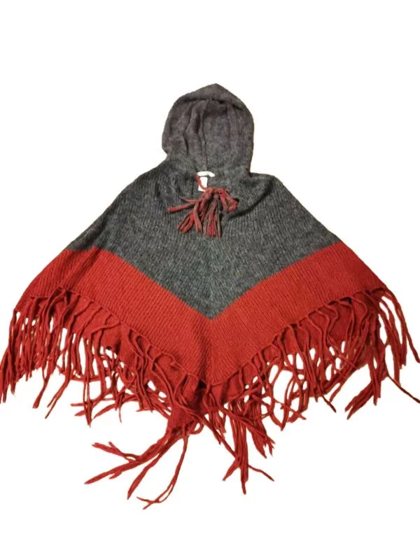 Poncho  pelerină H&M M | Gri, Acrilic