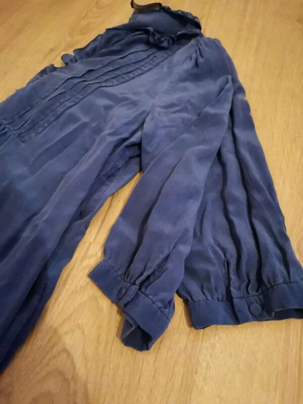 Rochie casual Massimo Dutti S-M | Bleu, Midi, Mătase - Image 6