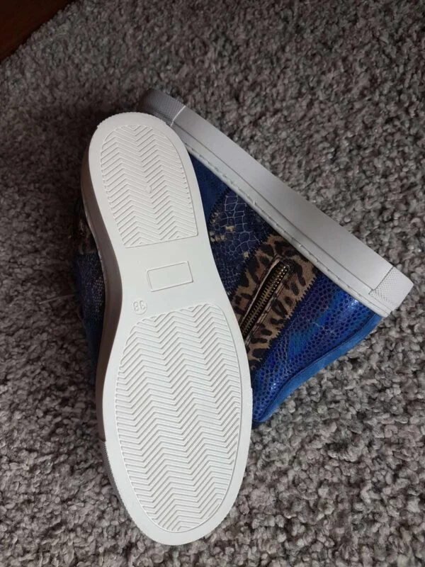 Sneakers LORI ORIGINAL EU 38 | Albastru, Piele naturală - Image 3