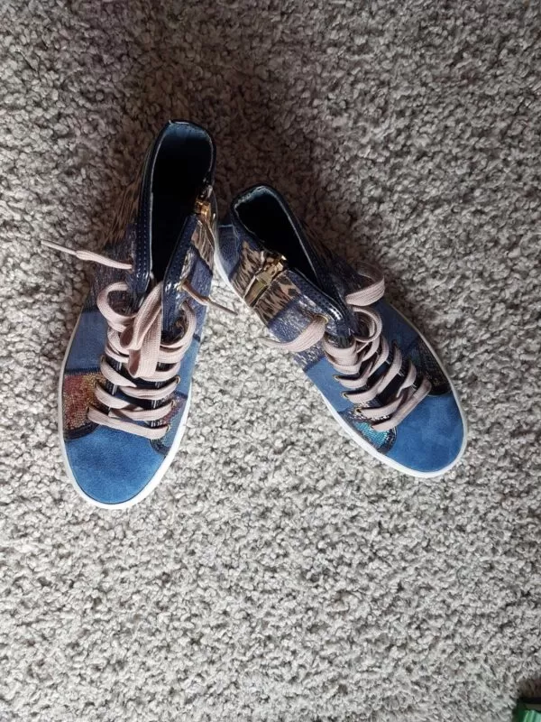Sneakers LORI ORIGINAL EU 38 | Albastru, Piele naturală - Image 5