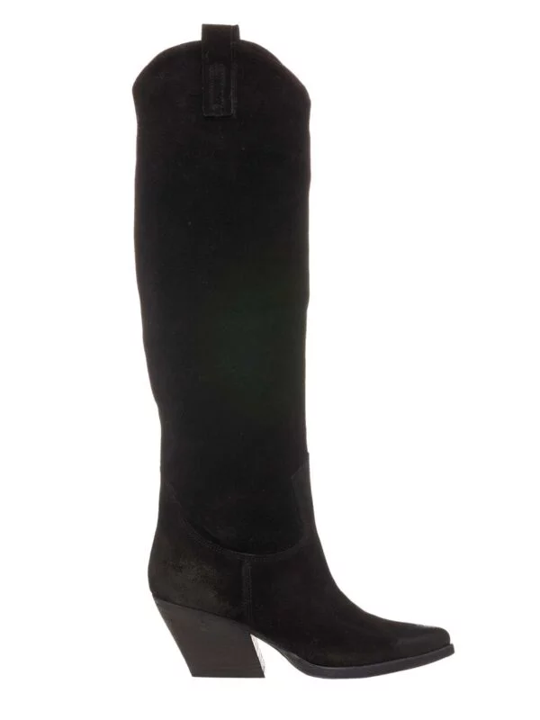 Cizme Ovyé EU 38 | Negru, Piele naturală