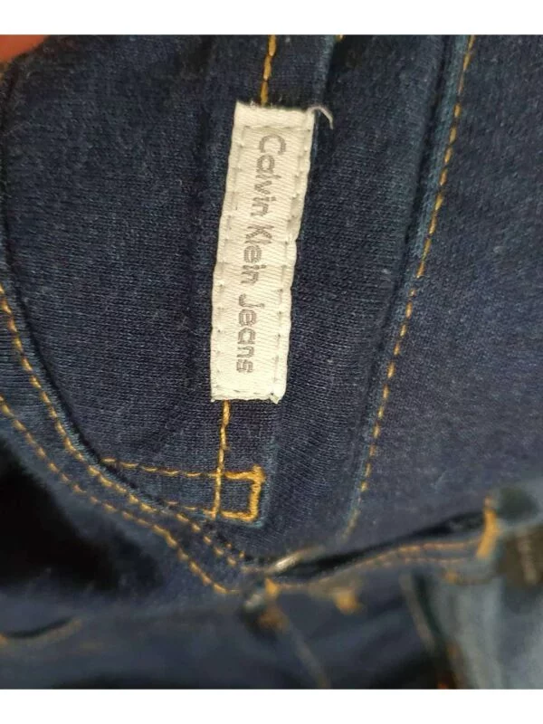 Blugi Calvin Klein S | Albastru, Lungi, Bumbac - Image 6