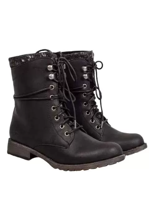 Ghete Rocket Dog EU 38 | Negru, Piele ecologică