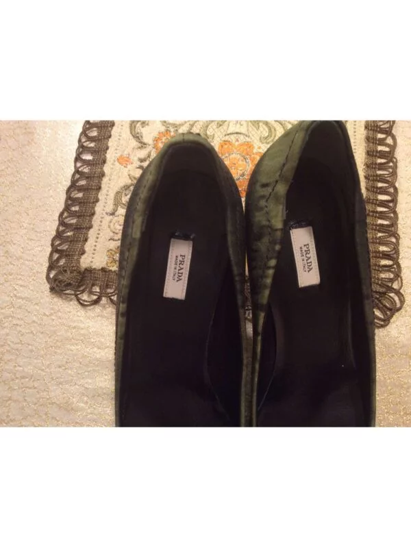 Pantofi cu toc înalt Prada EU 37 | Verde - Image 4
