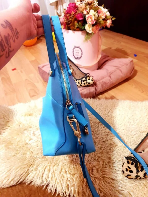 Geantă de mână Furla | Albastru, Piele naturală - Image 2