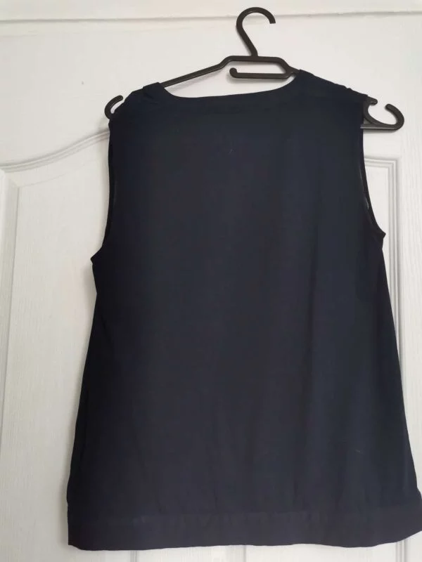 Top Massimo Dutti L | Albastru, Normal, Mătase - Image 2