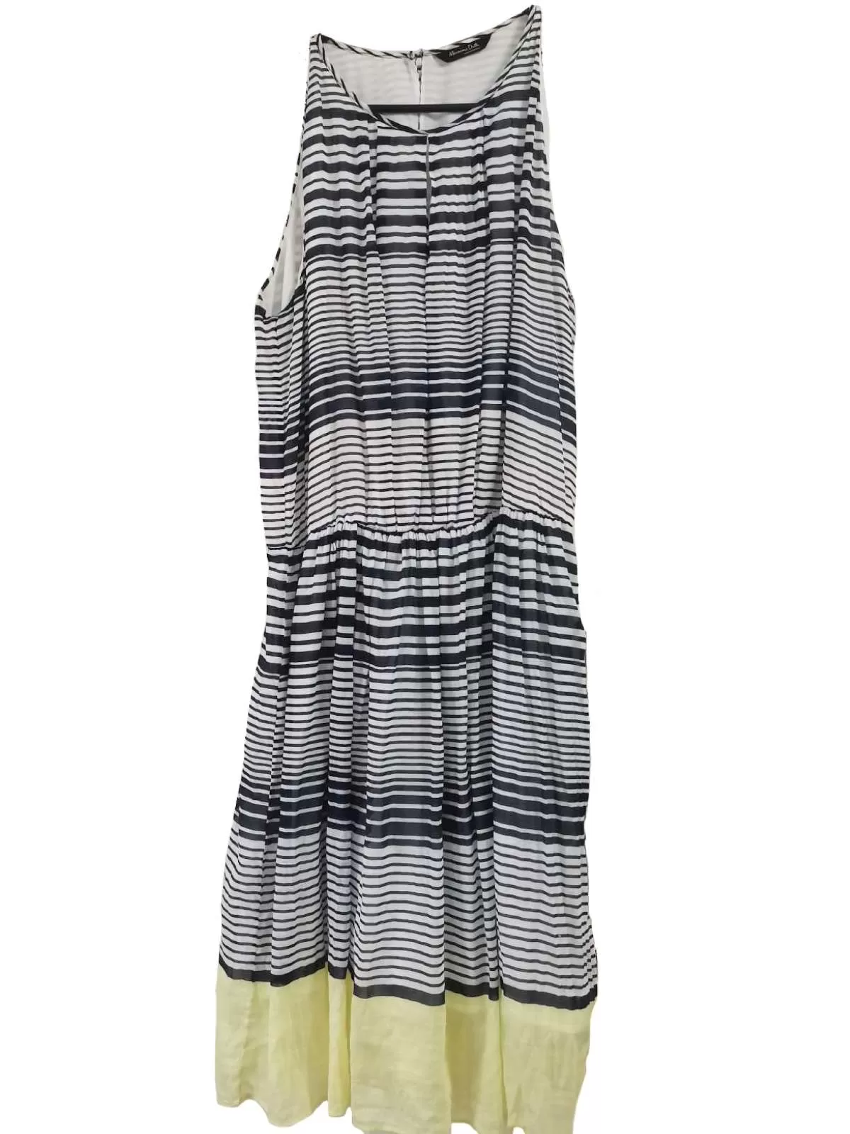 Rochie de seară Massimo Dutti EU 42 | Multicolor, Midi, Bumbac
