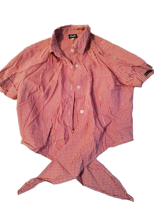 Top Dolce & Gabbana S | Roșu, Normal, Bumbac