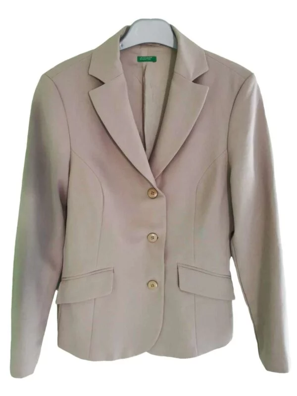 Sacou United Colors of Benetton EU 42 | Bej, Normal, Poliester