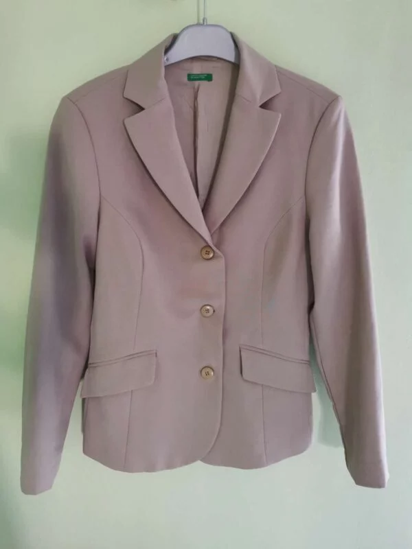 Sacou United Colors of Benetton EU 42 | Bej, Normal, Poliester - Image 6
