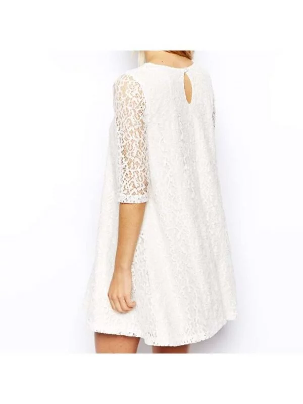 Rochie de seară ASOS EU 36 | Alb, Mini, Nailon - Image 2
